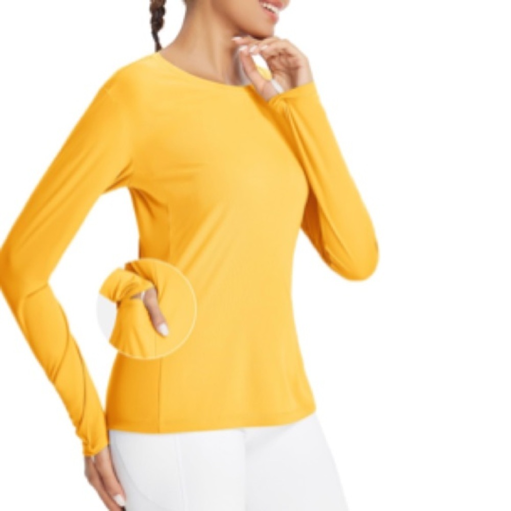 BALEAF Women's Long Sleeve UV Shirts Gym Running Hiking Quick Dry Lightweight